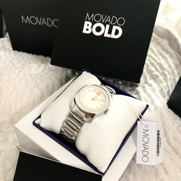 Movado Accessories - NWT authentic MOVADO Bold silver watch